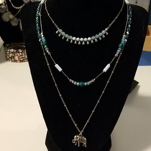 Mystic Mandala elephant convertible necklace